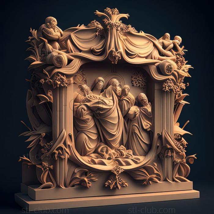 3D model st baroque (STL)